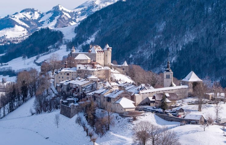 Château de Gruyères, Gruyères, Switzerland, Switzerland